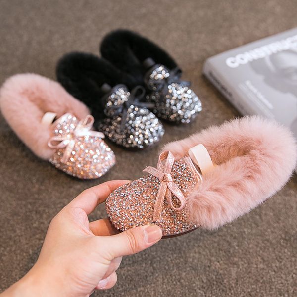 

autumn winter new children leather shoes girls wedding party fashion kids boots for baby casual girl shoes kids snow boot 1029, Black;red
