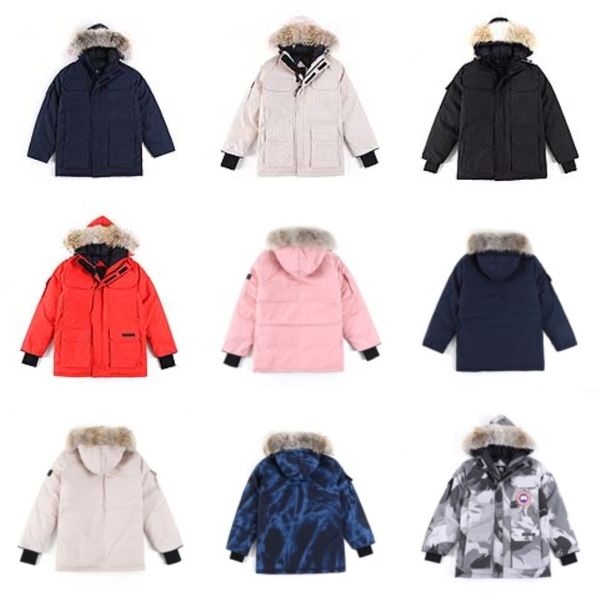 

2020 mens hip hop casual loose print vintage winter canda coat fleece jacket streetwear fashion winter canda coats outwear #qa225779, Black