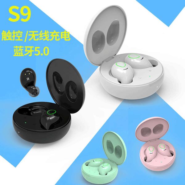 

bluetooth all 5.0 stereo s9 new earplug macaron headset