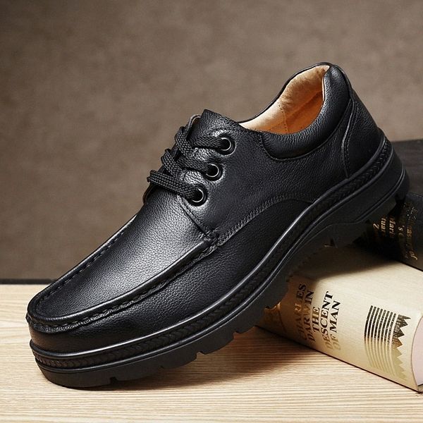 

men genuine leather shoes lace up fashion elegant wedding party casual mens dress shoes hand-painted flats shoes big szie 49 #by8g