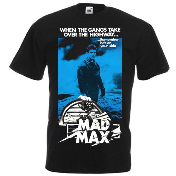 

mad max 1 vintage movie poster t shirt black all sizes brand men clothing male slim fit t-shirt sport hooded sweatshirt hoodie