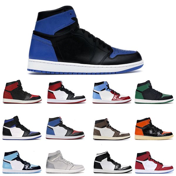 

2020 royal баскетбольная обувь twist 1s разводят мужчин 1 1s mens бесстрашный черный обсидиан toe travis unc кактус белый цемент мужские 7-1