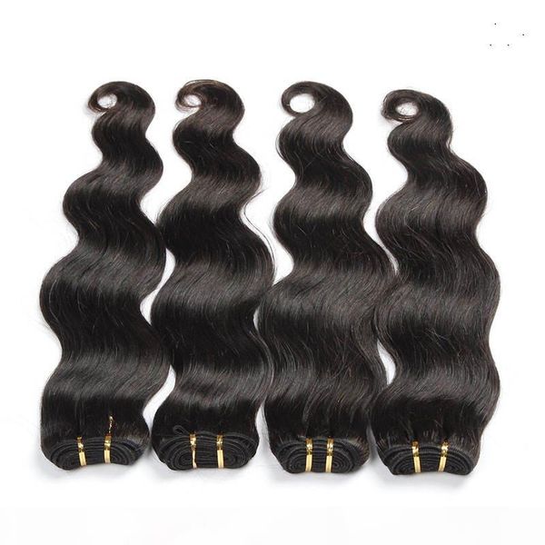 

brazilian black color body wave hair weave bundles 100% human hair weave non remy hair extensions