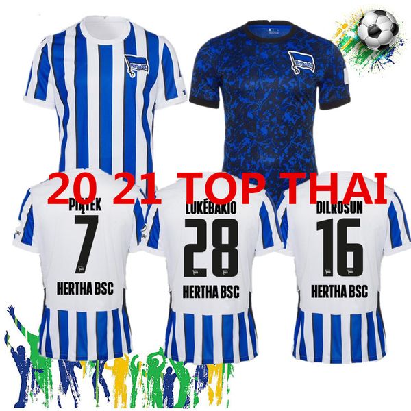 

20 21 hertha bsc soccer jersey piatek 2020 2021 darida cunha football shirt dilrosun berlin hertha lukebakio duda, Black;yellow