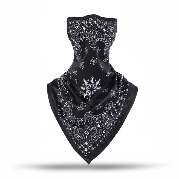 

scarves outdoor bohemia printing seamless face mask carnival rides mountain skiing sports scarf neck tube dust riding masks, Blue;gray