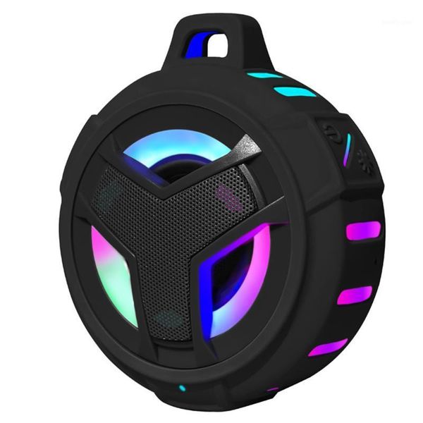 

portable speakers wireless bluetooth speaker usb charging with led light aux input mini hands ip67 waterproof bt 5.0 shower loud1
