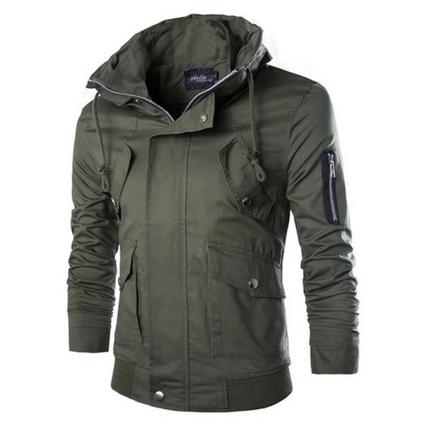 

zogaa men's fashion solid jacket unique collar designer autumn winter men jacket coat plus size men's, Black;brown