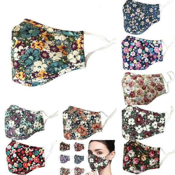 

in stock designer mask fashion black reusable face anti-fog and dust pm2.5 printing masks with filter 1 n4mvh