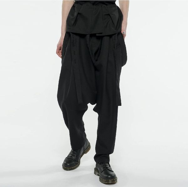 

2021 New S-6xl!! Casual, Young Male Female with Nine-point Style Pants Hare Pants. D4U8, Black