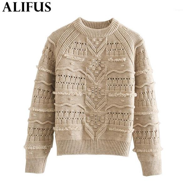 

fashion women sweaters 2019 sweet solid o-neck casual lantern sleeve loose knitting pullover sweater jumper 1, White;black