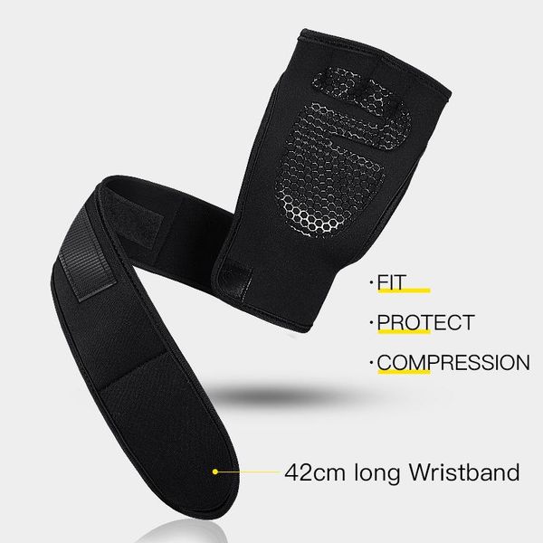 

половина finger перчатки gym heavyweight спорт упражнение тяжелая атлетика перчатки бодибилдинг обучение спортивные тренажеры перчатки sqckj, Black