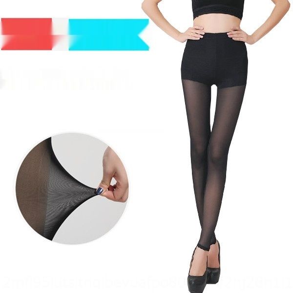 

весной и осенью ультратонкие анти сломанные брюки колготки pantyhoseankle длины колготки сексуальные трусики девять точек чистые носки женск, Black