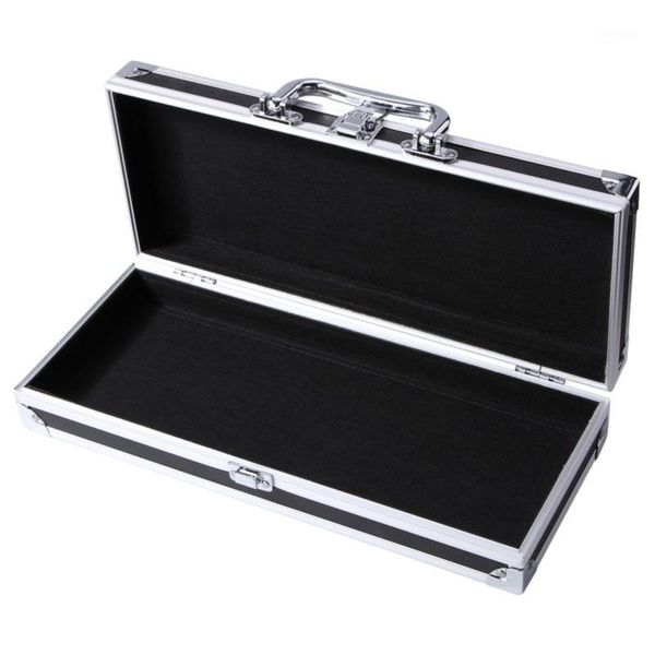 

small aluminum alloy tool box suitcase hardware instrument box protection anti-fall storage case 347x143x65mm1