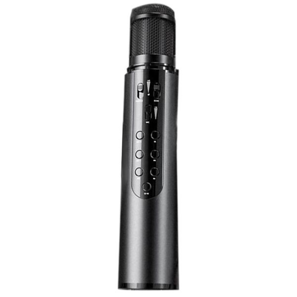 

wireless bluetooth microphone ic sound for live broadcast singing built-in sound card with speaker karaoke o mic