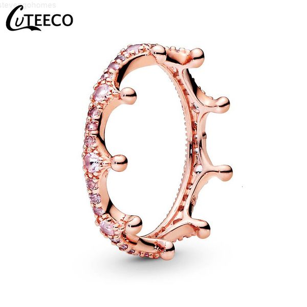 

zircon engagement ring crystal wedding rings for cuteeco women fashion jewelry gift 2019 anillos mujer, Silver