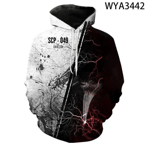 

2020 3d hoodies women children jacket new pullover long kids girl sleeve printed scp boy men streetwear casual sweatshirts wufvk, Black;white