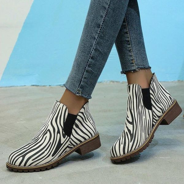 

women ankle boots low heels shoes woman vintage pu leather gladiator autumn shoe chaussures femme zapatos mujer sapato d2106, Black