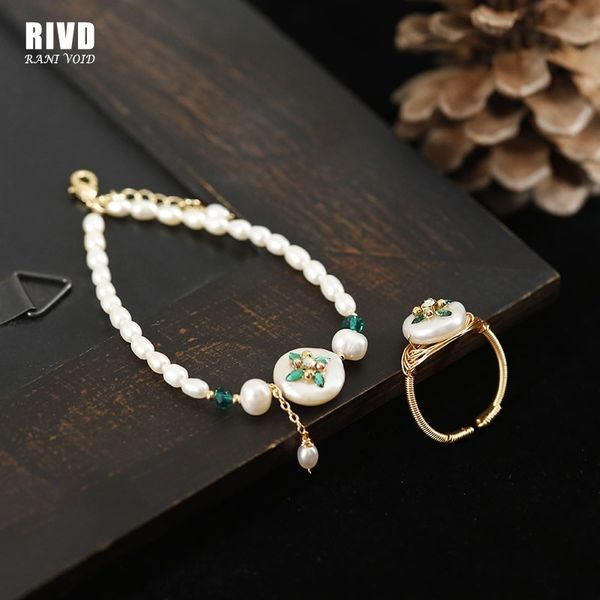 

pxhka rivd 7125c повезло множество пресноводных барокко жемчужина pearlgrass серии девочка украшения ii rivd украшения в стиле барокко пресн, Golden;silver