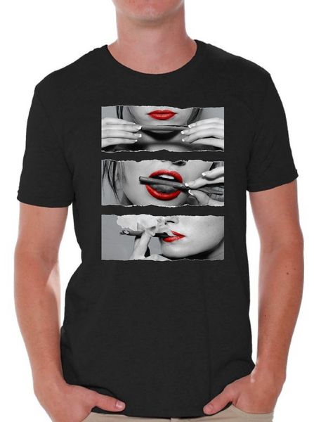 

blunt roll red lips t-shirt girl girls rolling roll up brand men clothing male slim fit t shirt sport hooded sweatshirt hoodie