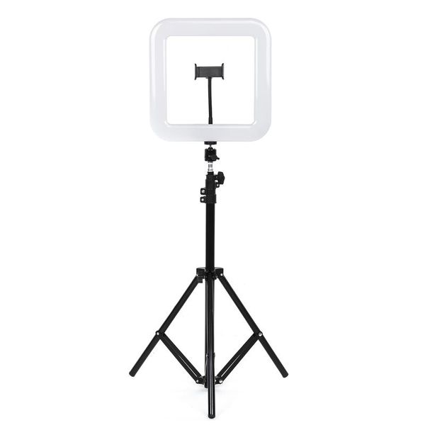 

ring lamp supplementary light ring lamp square mobile phone live pgraphy selfie polarless dimming live for youtube vlo