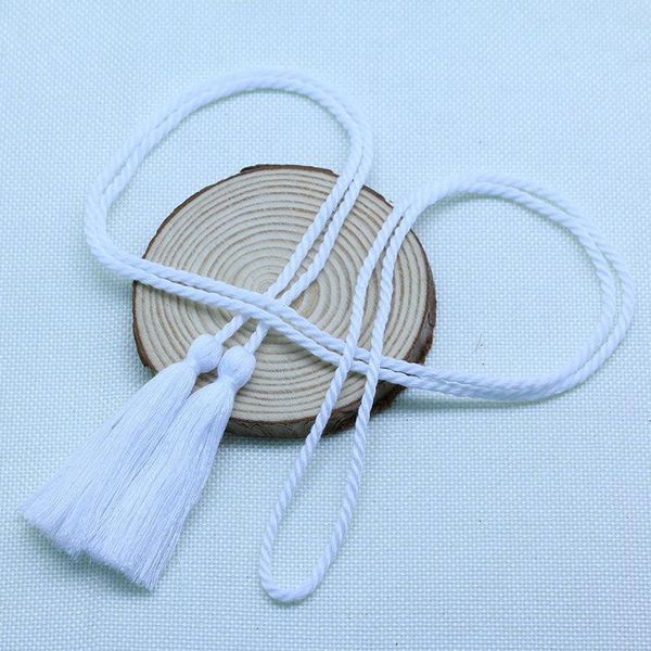 

3 15pcs 134cm polyester cotton long rope double end tassel fringe diy craft garment sewing accessories decor curtain fringe trim h qylyel
