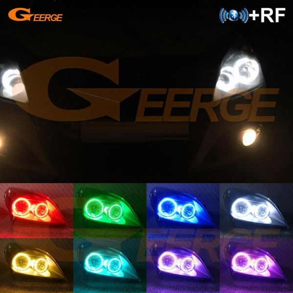 

rf remote bluetooth app multi-color rgb led angel eyes kit for astra h 2004 2005 2006 2007 pre facelift halogen headlight