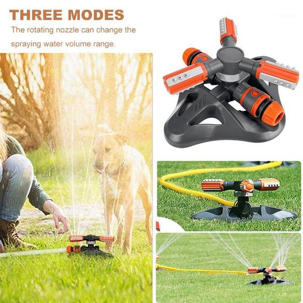 

garden sprinkler lawn irrigation drip abs garden sprinklers 3 arms nozzles watering grass lawn rotary irrigation tool1