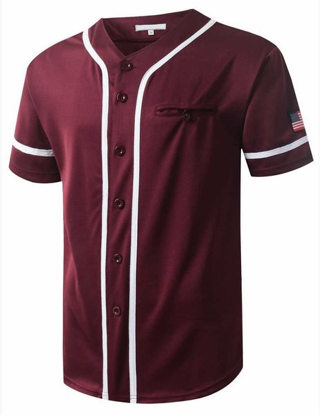 

489612256454 blank custom baseball jersey men women size s-3xl white button down pullover, Blue;black