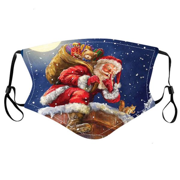 

factory price designer mask merry christmas kids men women print fashion face masks children washable cartoon pattern du