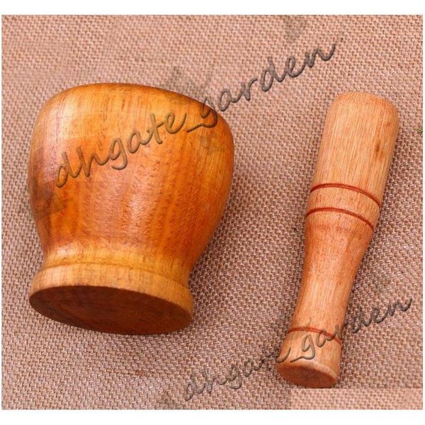 

home kitchen hand manual wood garlic ginger mortar and pestle pugging mill grinding bowl masher gri jllhhi dayupshop