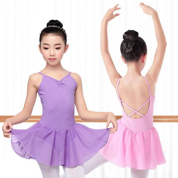 

leotard girls ballet gymnastics professional leotard lyric dance costumes for girls boys chiffon skirt1, Black;red