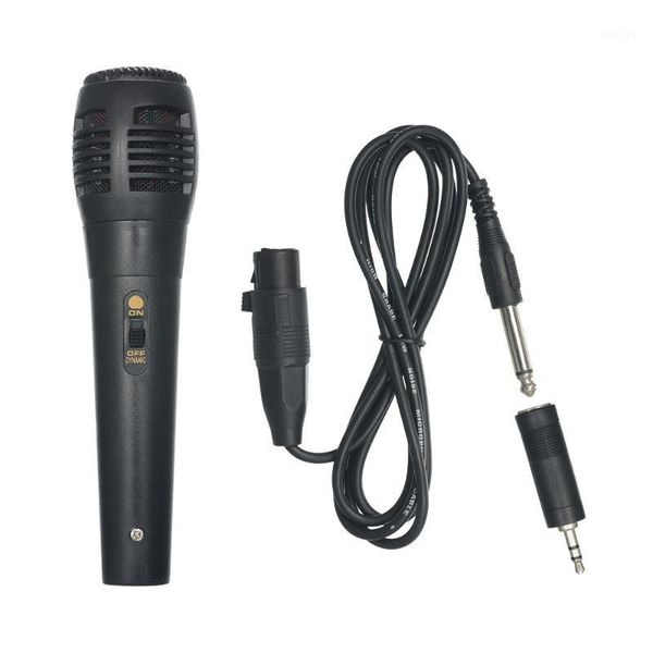 

dynamic vocal microphone handheld microphone 6.5mm male to 3.5mm female jack stereo adapter for speakers computer1
