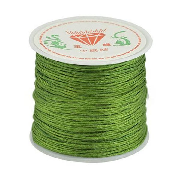 

45m roll nylon cords 0.8mm kumihimo thread for diy jewerly making accessory tassel line braided rope beading bracelet supplier h jllhvg