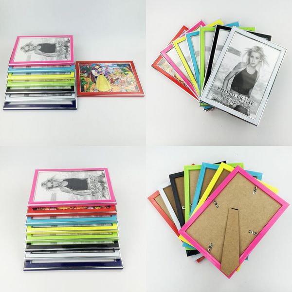

rectangle sublimation blank p frame multicolor a4 thermal transfer printing plastic jigsaw puzzle picture frames new arrival 6 18ty j2