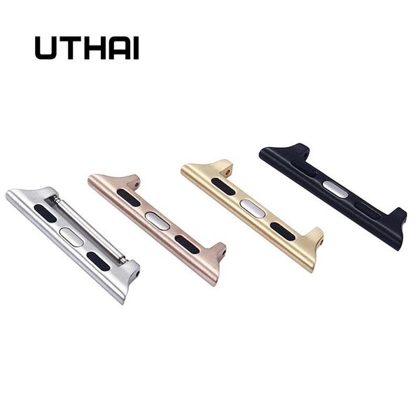 

uthai a14 разъем адаптер для apple watch band apple watch 4 3 5 band band band 42 мм / 38 мм 44 мм / 40 мм бесшовные алюминиевый linke sqcqm