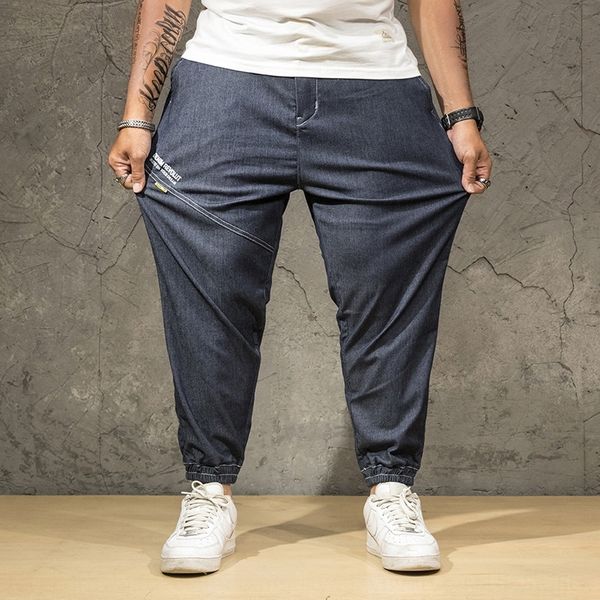 

2fpbt fattening and rtmqc for jeans bigloosetrendychubby waistfat man's jeans men's pants trousersplus sizefat men's pants en, Blue