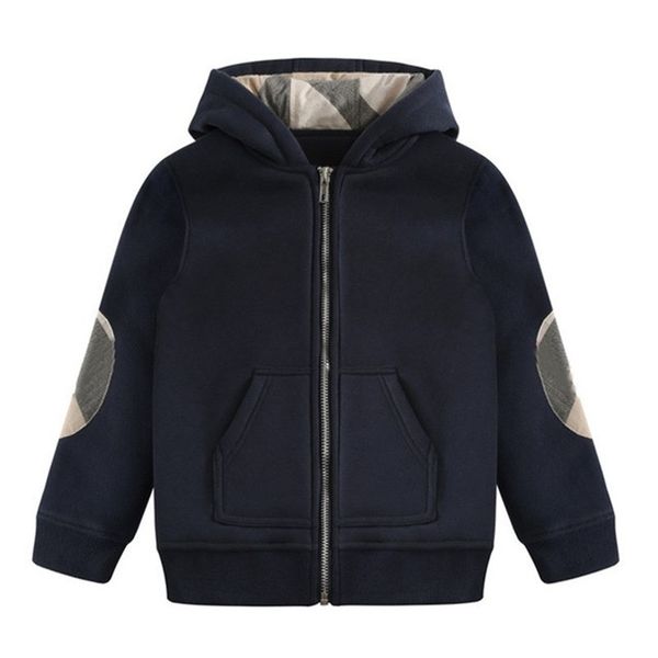 

boys jacket coat kids jacket cotton spring autumn children bomber jacket paul hooded sports hoodie coat y200901, Blue;gray