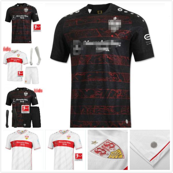 

new 20 21 vfb stuttgart soccer jerseys away 2020 2021 maillots didavi grahl w.silas gonzalea mangala football shirts uniforms thailand, Black;yellow