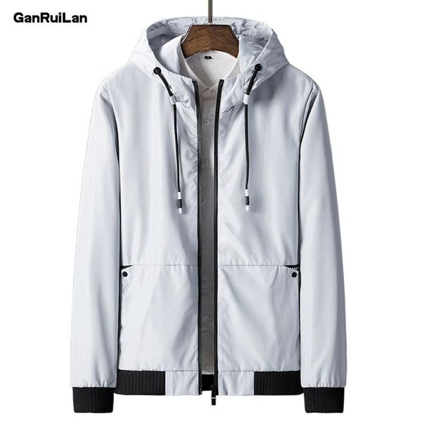 

men's jackets jacket men windbreaker 2021 spring autumn fashion hooded casual male coat thin outwear jk19114, Black;brown