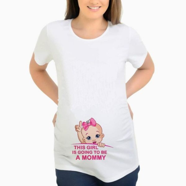 

fun funny baby pattern pregnant women short sleeve t-shirt sizexxl, Black;white