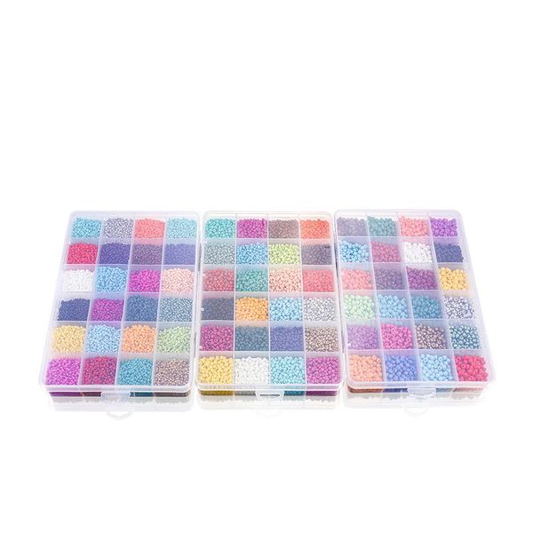 

24000pcs/set czech glass mixed beads crystal round seed beads bracelet necklace for diy jewelry making kit supplies acc bbypip