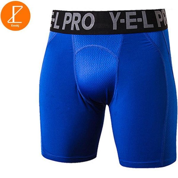 

running shorts ezsskj masculine bodybuilding mens boys compression fitness bottoms underwear pro stretch elasticity tights black1, Black;blue