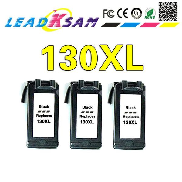 

3x ink cartridge compatible for 130 130xl deskjet 6543 6840 psc 1513 2355