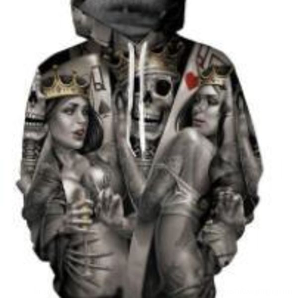 

череп knight печати карман моды череп knight печати с капюшоном карманных мужской пуловер pulloversweater пуловер с капюшоном моды мужской с, Black