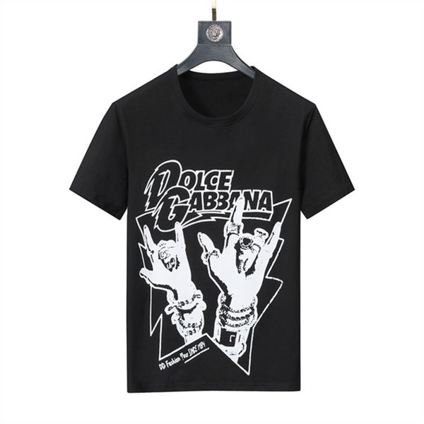 

fashion mens designer t shirt summer letter prints short sleeve couples tees poloasian code m-3xl vb77, White;black