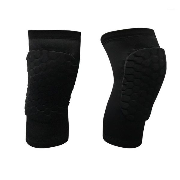 

elbow & knee pads 1pc sports legs kneepad men pressurized elastic support fitness gear basketball volleyball brace protector1, Black;gray