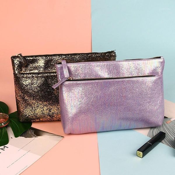 

cosmetic bags & cases 2021 ladies waterproof bag large capacity fashion hand holding solid color storage toilet women1