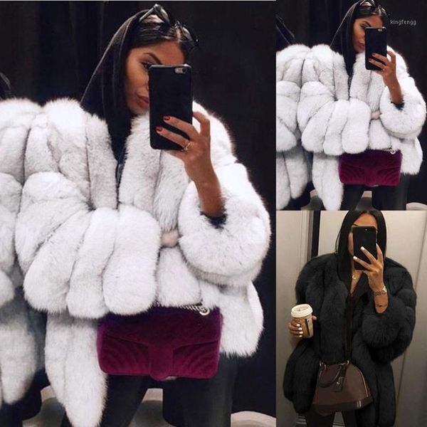 

winter warm plush teddy coat luxury soft fur jacket coat women thick faux fur1, Black