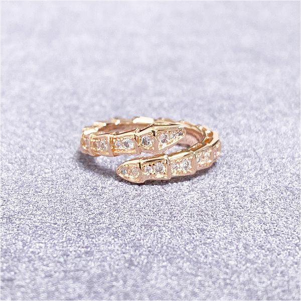 

2020 new gold ring silver rings snake personality couple ring fashion jewelry fashion personality jewelry for women with box
