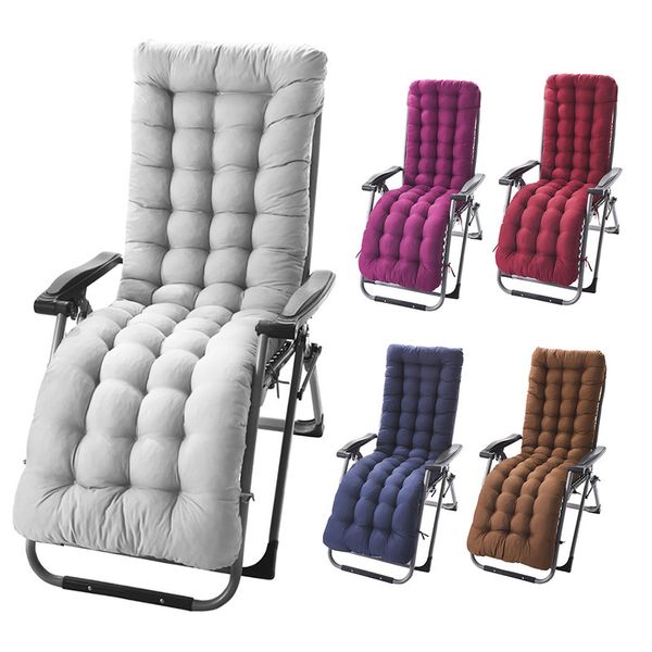 Удобное шезлонг Sun Lounger Recliner Shushion Pad для замены кресла задние подушки толстые кресла сиденья татами маты Y200723